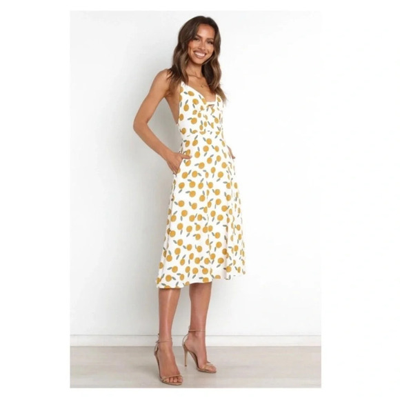 PETAL & PUP Tropicana Dress in White - Picture 3 of 13